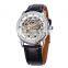 SHENHUA 9592N Lady Mechanical Wrist Watch Women Skeleton Automatic Self-Wind Watches with Rhinestone