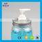 Hot sale soap dispenser glass mason jar with plastic pump spray