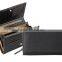 elegant purple color soft calf leather lady wallet clutch wallet checkbook wallet