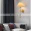 Modern Led Wall Light Minimalist Bedside Led Lighting For Bedroom Hotel Creative Living Room Background Fabric LED Wall Lamp