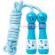 Kids Skipping Rope Cable for Children Workout Equipments Aerobic Exercise Woodend hand shank Jumping Rope