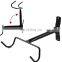 Black Wall Mount Flip Up Garage Bicycle Rack Hanger