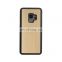 Natural engraving wood mobile phone cover case for Samsung Galaxy S9 plus