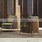 indonesia outdoor deck furniture rattan garden patio l sofa modular sectional fabric sofa set