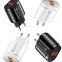 2021 Factory Wholesale 18w super charge 2 port usb wall charger for iPhone for HUAWEI for Xiaomi