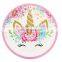 Unicorn Paper Plates and Napkins, Unicorn Party Supplies Set - Unicorn Birthday Party Decorations for Girls and Baby Shower