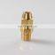 Male thread straight extension connector adapter brass pipe fitting