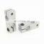 Double throat wire rope stainless steel cross clamp for rod