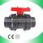 High Quality PVC Double Union Ball Valve Fittings                        
                                                Quality Choice