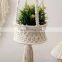 Macrame Hanging Plant Basket, Fruit Hammock, Kitchen Produce Storage Basket