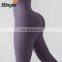 White scrunch bum leggings activewear tights yoga sport leggings pants fitness rib high waist customized leggings