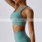 Women workout compression athletic yoga top push up racerback sports bra fitness gym high impact running sports bra