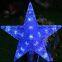 Wholesale LED Christmas Glitter Star Tree Top Lights For Christmas Tree Decoration Xmas Home Star Night Lights holiday lighting