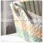 handmade storage basket made by straw with handles,wicker basket