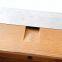 Colmena británica de madera de pino con marco de madera y redes. Tres capas con 10 marcos cada una