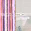 Shower curtain candy stripe printed, hot sale classic bathroom waterproof curtain