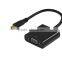 1080P Mini HDMI to VGA Adapter Converter Male to Female Video Cable PC HDTV TV