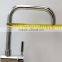 Single Handle Brass Kitchen Faucet Single Hole Long Neck/Deck Mounted Chrome Faucet