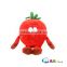 ICTI High Quality factory red fruit baby toy cute soft plush Tomato Dolls