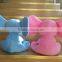 Stuffed blue elephant plush big ear elephant toy/free sample elephant toys/stuffed blue and pink elephant for sale