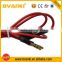 china top ten selling products jack 3.5mm audio cable with volume control audio streaming auxiliary audio cable with mic