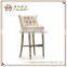 Raymer furniture Button Tufted Accent Upholstered Bouji Tub Bar Stool