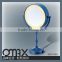 iso 9001 hollywoood 2 sides free standing led lighting colored miror