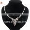 Shining Silver Jewelry Statement Necklace