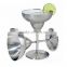 stainless steel cocktail goble wine cups