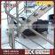 portable marble stairs with steel pipe stair handrail