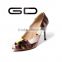 GD Newest fabric high heels simple thin heels women dress shoes