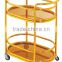 High quality commercial serving trolley cart