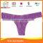 Jaquard waistband Cute Purple Color Kid Size Thong