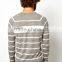 Cotton Acrylic Mixed 12 GG Stripe Sweater Bangladesh Factory