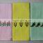 custom solid colorful waffle tea towels 100% cotton 2016 with embroidery
