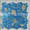 Cheap price laminate crystal glass mixed brushed stainless steel mosaic                        
                                                                                Supplier's Choice
