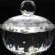 Unique Crystal Glass Sugar Bowl with Lit sugar stock