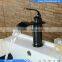 Oil Rubbed Bronze Black Brass Deck Mounted Single Handle Single Hole Bathroom Waterfall Basin Mixer
