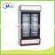 Fashion model refrigerated showcase glass display cabinet
