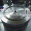 Semi Auto Cylinder Edge Curling Machine for transparent plastic