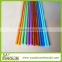 Eco-friendly powder painted colorful wooden mop handle