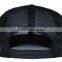 6panel cork mesh cap with flat brim