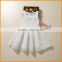 Pure white girls dress Korean foreign children in single child dress factory direct one generation group
