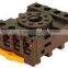 kontron 8 round pin plug-in relay socket