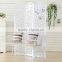 Wooden carving classic style 4 panel waterproof room divider folding screen