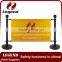 Economic retractable barricade queue line railing stand