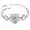 Family Jewelry Mom Sister Daughter Bracelet NANA Heart Shape Beads Crystal Rhinestone For Women Gifts