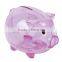 Lovely plastic piggy coin bank for kids