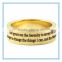 SSN30019-B 2015 fashion gold plated stainless steel jewelry