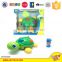 New products battery operated animal toy tortoise with bubble water music and lights